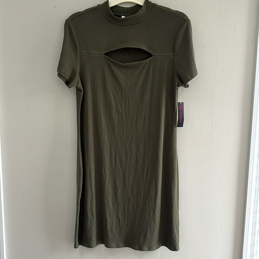 Olive green dress